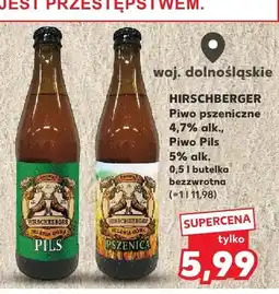 Kaufland Piwo pszeniczne 4,7% alk., Piwo Pils 5% alk oferta