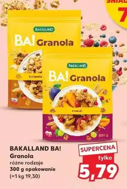 Kaufland Płatki śniadaniowe granola różne rodzaje oferta