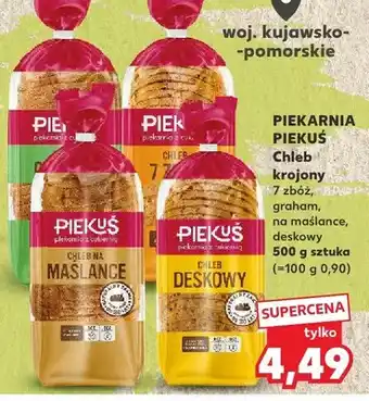 Kaufland Chleb krojony 7 zbóż, graham, na maślance, deskowy oferta
