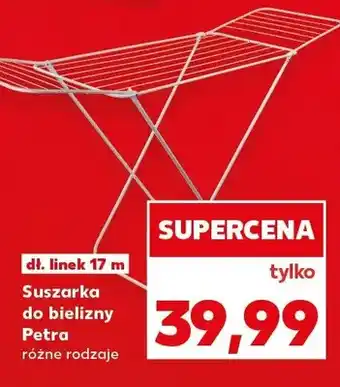 Suszarka do bielizny Petra, różne rodzaje