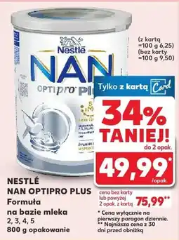 Kaufland Formuła na bazie mleka 2, 3, 4, 5 oferta