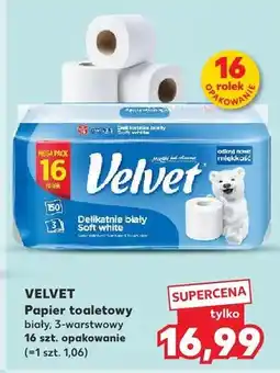 Kaufland Papier toaletowy biały 3-warstwowy oferta