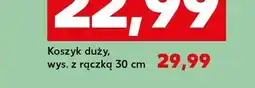 Kaufland Koszyk duży, wys. z rączką 30 cm oferta