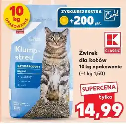 Kaufland Żwirek dla kotów oferta