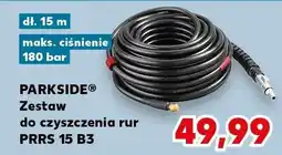 Kaufland Zestaw do czyszczenia rur PRRS 15 B3, 15 m, maks. ciśnienie 180 bar oferta