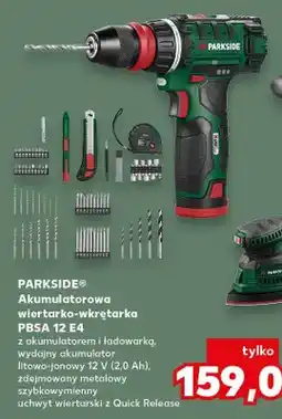 Kaufland Akumulatorowa wiertarko-wkrętarka PBSA 12 E4 oferta