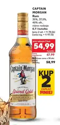 Kaufland Rum Captain Morgan różne rodzaje oferta