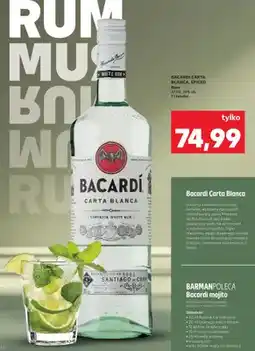 Kaufland Rum Bacardi Carta Blanca oferta