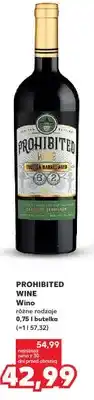 Kaufland Wino różne rodzaje Prohibited Wine oferta