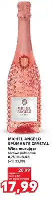 Kaufland Wino musujące różowe półsłodkie Spumante Crystal oferta