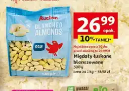 Auchan Migdały łuskane blanszowane Auchan oferta
