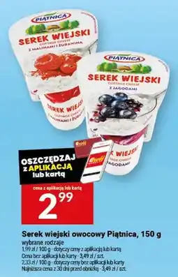 Twój Market Serek wiejski owocowy Piątnica oferta