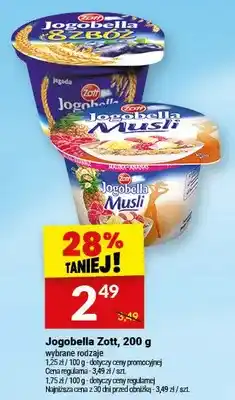 Twój Market Jogobella Zott wybrane rodzaje oferta