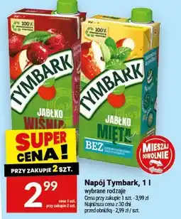 Twój Market Napój Tymbark, różne rodzaje oferta