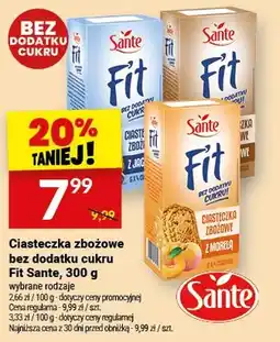 Twój Market Ciasteczka zbożowe Fit, różne rodzaje, bez dodatku cukru oferta