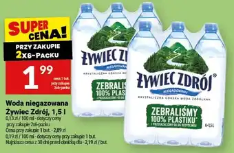 Woda niegazowana Żywiec Zdrój
