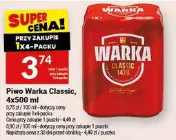 Twój Market Piwo Warka Classic oferta