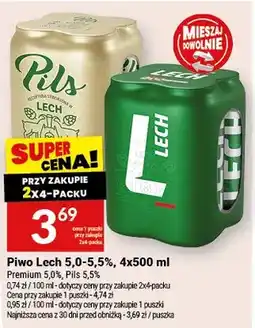 Twój Market Piwo Lech 5,0-5,2 % oferta