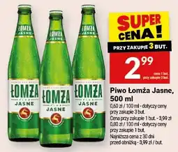 Twój Market Piwo Łomża Jasne oferta