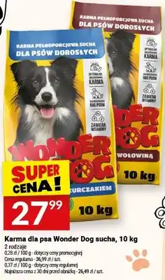 Twój Market Karma sucha dla psa Wonder Dog oferta