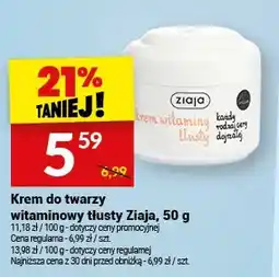 Twój Market Krem do twarzy witaminowy tłusty Ziaja oferta