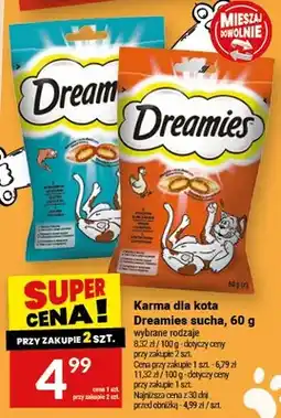 Twój Market Karma sucha dla kota Dreamies oferta