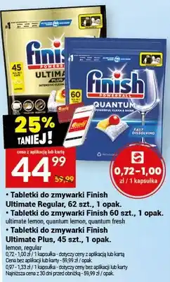 Twój Market Tabletki do zmywarki Finish Ultimate Plus oferta