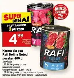 Twój Market Karma puszka dla psa Rafi Dolina Noteci oferta