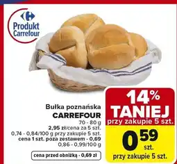 Carrefour Bułka poznańska oferta