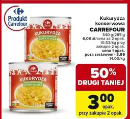 Carrefour Kukurydza konserwowa oferta