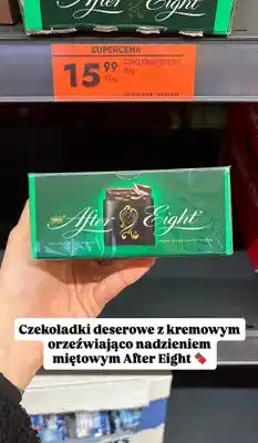 Biedronka Czekoladki deserowe z kremowym orzężwiająco nadzienieniem miętowym oferta