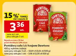 Auchan Pomidory całe lub krojone Dawtona oferta
