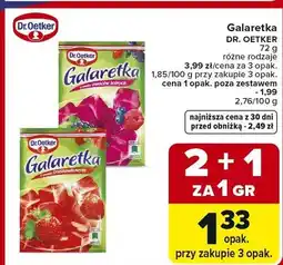 Carrefour Galaretka różne rodzaje oferta