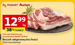Auchan Boczek wieprzowy bez kości oferta