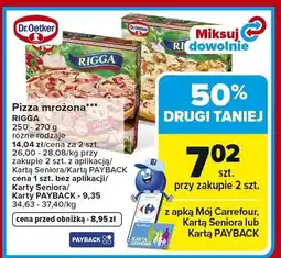 Carrefour Pizza mrożona Rigga oferta