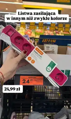 Biedronka Przedłużacz kolorowy oferta