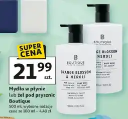 Auchan Mydło w płynie lub żel pod prysznic Boutique oferta