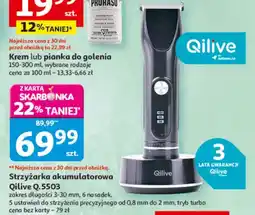 Auchan Strzyżarka akumulatorowa Q.5503 oferta
