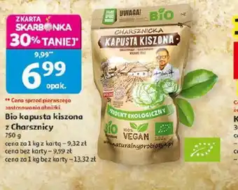Auchan Bio kapusta kiszona z Charsznicy oferta