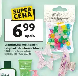 Auchan Grzebień, klamra, koraliki lub gumki do włosów oferta
