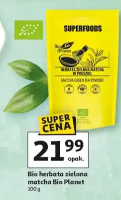 Auchan Herbata zielona matcha bio oferta