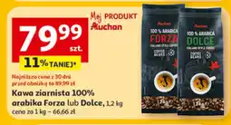 Auchan Kawa ziarnista arabika Dolce oferta