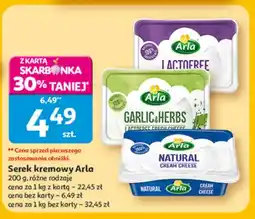 Auchan Serek kremowy Lactofree, Garlic&Herbs, Natural oferta