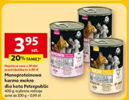 Auchan Monoproteinowa karma mokra dla kota oferta