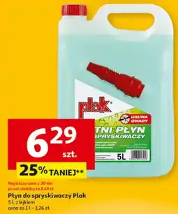 Auchan Płyn do spryskiwaczy Plak z lekiem oferta