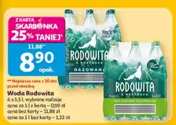 Auchan Woda Rodowita gazowana oferta