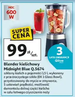 Auchan Blender kielichowy Midnight Blue Q.5674 oferta