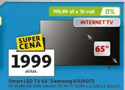 Auchan Telewizor Smart LED TV 65 Samsung 65U8072 oferta