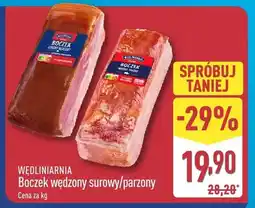 ALDI Boczek wędzony surowy oferta
