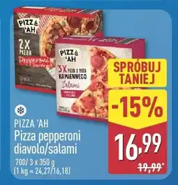 ALDI Pizza pepperoni diavolo oferta